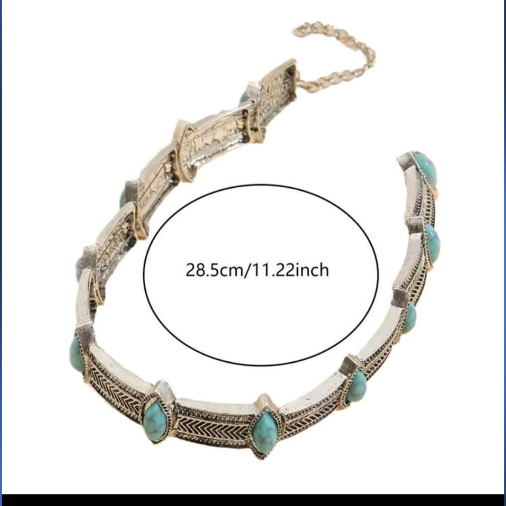 SALE **  BRAND NEW ** SOUTHWEST/BOHO CHOKER NECKLACE - Picture 3 of 3